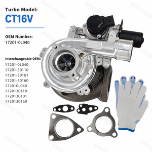 Turbocompressore CT16V 17201-0L040 per Motore <span class=keywords><strong>Toyota</strong></span> 1KD-FTV 3.0L <span class=keywords><strong>D4D</strong></span> Hilux Prado Fortuner - Product Image 1