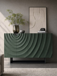 Consolle Moderna Minimalista in Legno Massello per Ingresso, Mobile Lussuoso per Corridoio, Credenza Multifunzionale per <span class=keywords><strong>Soggiorno</strong></span> - Product Image 2