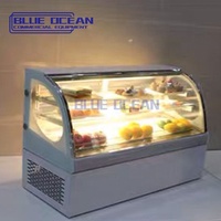 BLUE OCEAN Kommerzieller Energieeffizienter Luftgekühlter Theken-Kaffeetisch Kuchenkühler Kühlgerät Digital