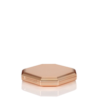 Arrière vide remplissage simple en plastique bien blush cosmétique compact conteneur de fard à paupières