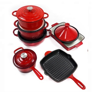 Wholesale Enamel Camping Cast Iron <strong>Cauldron</strong> Set <strong>Large</strong> Capacity Cast Iron <strong>Cauldron</strong> - Product Image 6