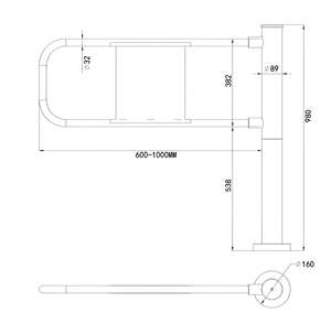Porte cylindrique de barrière de tourniquet d'oscillation de contrôle d'accès piétonnier d'acier inoxydable pour les endroits à sens unique de la circulation - Product Image 4