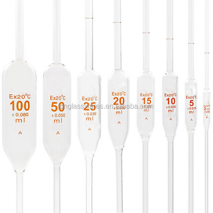 Стеклянная переносная пипетка Labware 3,3 из боросиликата