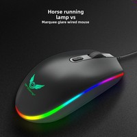 Pasokan Langsung Pabrik Set Keyboard dan Mouse Laptop Ukuran Penuh Punk Crystal Cap, Nuansa Mekanik, Pelangi Bercahaya, Membran, Kabel USB 2.0