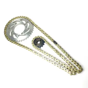 Motorcycle chain 428H/428 with sprocket 14T*44T use for motorcycle HERO HONDA for Arica motorcycle spare part