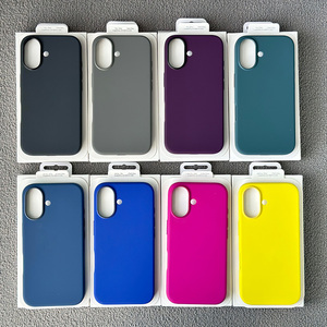 เคสโทรศัพท์ซิลิโคนเหลว S040 สำหรับ iPhone 16 Pro Max Plus พร้อมแม่เหล็กกันกระแทก - Product Image 5