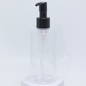 Nhanh Chóng Vận Chuyển Bán Buôn Rỗng Báo Chí Bơm Cơ Thể Chai Dầu 200Ml Màu Hổ Phách Dầu Dispenser Chai Nhựa Cho Dầu - Product Image 4