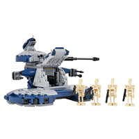 Space Wars AAT Armored Assault Tank MOOXI MOC2020-A Jouets Blocs de construction d'action Ensembles de briques pour enfants Juguete