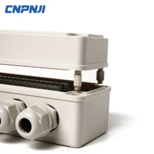 Trung Quốc PVC ABS IP65 nhựa chống cháy nổ không thấm nước tuyến cáp điện bao vây hộp nối cơ thể màu trắng tùy chỉnh PH-10P