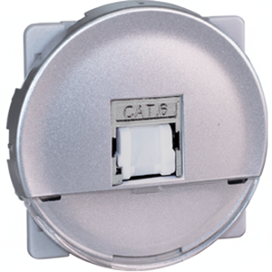 Comete ซ็อกเก็ต RJ45เงิน Cat.6 FTP (เกรด1ทีวี) ปลั๊กและซ็อกเก็ตหุ้มฉนวน - Product Image 1