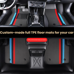 Tapis de sol universel de luxe pour voiture, tapis antidérapant 3D en TPE, épaisseur 5 mm, ensemble complet pour <span class=keywords><strong>Peugeot</strong></span> - Product Image 3