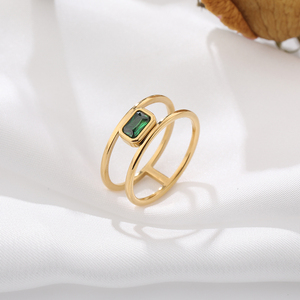 Anillos de Boda Clásicos de Acero Inoxidable Chapados en Oro/Plata Antiguos, Anillo Sello Minimalista Unisex para Fiestas y Eventos - Product Image 5