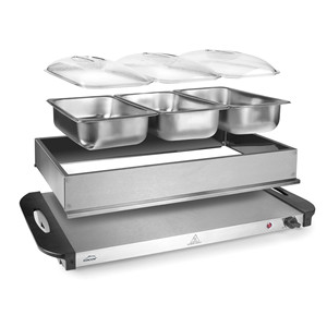 Scaldavivande Commerciale Lacor con 3 Vassoi in Acciaio Inossidabile - Product Image 2