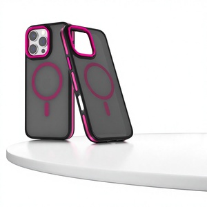 เคสกันกระแทกแบบวงแหวนแม่เหล็ก TPU ชุบเคลือบเต็มตัว ป้องกัน 360 องศา สำหรับรุ่น 17 Pro Max 16/15 พร้อมขาตั้งในตัว - Product Image 5