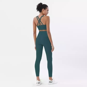 <span class=keywords><strong>Lulu</strong></span> – Leggings en Nylon taille haute et soutien-gorge de sport, vêtements d'athlétisme, vente en gros - Product Image 4