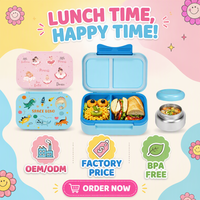 Nouvelles Tendances 2027 : Boîte à Bento avec Chauffe-Plat et Pack Glace Isotherme, Boîte à Déjeuner Personnalisée pour Enfants