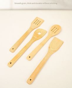 Juego de Ocho Utensilios de Cocina de Bambú, Espátula Antiadherente, Cuchara para Sopa, Personalización con Logotipo - Product Image 4