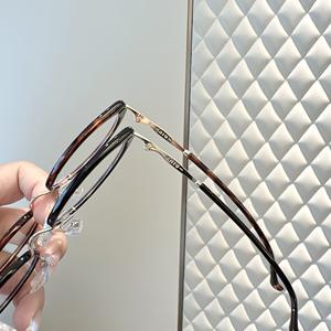 Montures de lunettes Danyang Cat Eye, monture complète, verres en résine, anti-UV, lunettes tendance pour femmes 210735 - Product Image 2