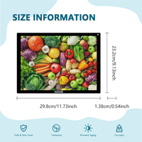 Layar E-Ink 6 Warna Definisi Tinggi 13,3 Inci, Tampilan Digital ESL, Label Harga Elektronik untuk Sistem EAS