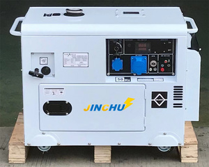 גנרטור גז נייד JC איכותי 5 קילוואט 8 קילוואט-אמפר 10 קילוואט, דלק כפול גפ\\\"מ, בנזין, ביוגז, 6-12 קילוואט - Product Image 2