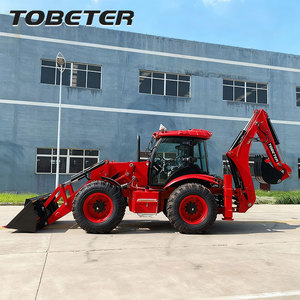 Мини-экскаватор Tobeter с фронтальными погрузчиками 4x4 для лопатки и транспортировки песка и гравия - Product Image 4