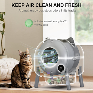 Automatic Self Cleaning <b>Cat</b> <b>Litter</b> Box Smart APP Controlled Odor Free Large Capacity Wholesale Supplier - Product Image 3
