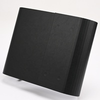 Carpeta de Anillas en D de Cuero PU de 3 y 4 Pulgadas, Mecanismo de Metal Negro de 3 Orificios, Lomo Redondeado de 7 Nervaduras, Logotipo Personalizado al por Mayor