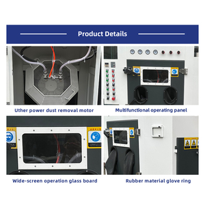 Ventes directes d'usine Machine de sablage de <span class=keywords><strong>jante</strong></span> Sableuse à sec/humide/à eau Armoire de sablage à vapeur sans poussière - Product Image 4