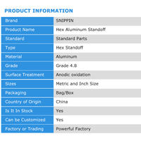 Anodic Oxidation Aluminum M2 M8 Hex Standoffs Female to Female Threaded Spacer Pillars for 3D Printers Fasteners Factory