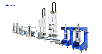 Disperser, émulsifiant et broyeur à paniers multifonctionnel en acier inoxydable pour encres à base d'eau, pour la production en mi-série