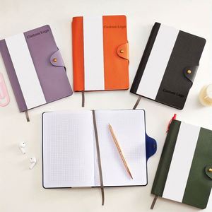 Libreta de Direcciones Espiral A3 Premium con Logotipo Grabado, Portaplumas, Cubierta de Cuero Personalizada, 80 Hojas, para Uso Promocional - Product Image 1