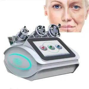 Selülit azaltma cilt haddeleme masajı için EMS silindir makinesi 360 derece dönen RF makinesi yüz vücut zayıflama
