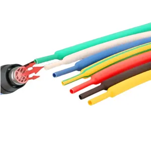 Heat Shrink Tubing Wire Wrap Cable Sleeve Assortment Ratio 2:1 Electric Insulation Tube - Multicolor