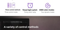 Barre lumineuse d'ambiance RGB pour bureau avec support pour casque, synchronisation musicale intelligente, éclairage LED pour jeux, pour configuration de bureau PC, décoration de chambre