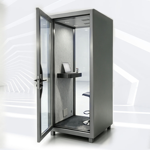 Cabine Acustiche per Ufficio, Postazioni di Lavoro Insonorizzate, Cabine Telefoniche Fonoassorbenti, Sale Riunioni Temporanee Singole, Pod Silenziosi - Product Image 5
