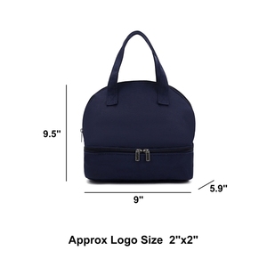 Sac isotherme pour le déjeuner pour femmes/hommes, sac isotherme réutilisable, boîte à lunch de style tendance - Product Image 3