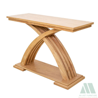 Services OEM ODM AUDREY disponibles, table basse en bois multifonctionnelle pliable de haute qualité, style mid-century modern, prête à assembler