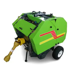 2023 Competitive Price Round Straw walking tractor hydraulic press silage caeb mini hay baler machine