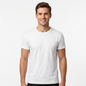 เสื้อยืดกีฬาผู้ชายราคาประหยัด ผ้าเจอร์ซีย์เนื้อแน่น 180 กรัม แบบเรียบ สำหรับออกกำลังกายกลางแจ้งหรือในยิม แห้งเร็ว ระบายอากาศได้ดี - Product Image 1