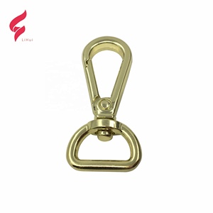 Fashion high quality metal snap hook carabiner manufacturers keyring lobster claw swivel snap hooks for handbag