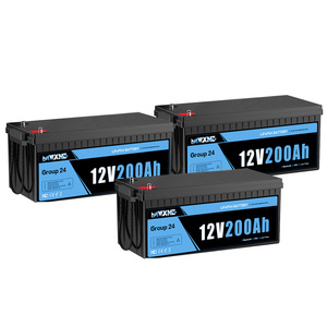 แบตเตอรี่ลิเธียมไอรอนฟอสเฟต LiFePO4 แบบชาร์จได้ 12V 150Ah 200ah พร้อม - Product Image 1