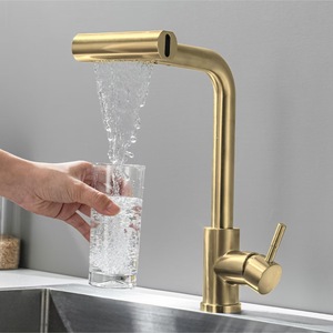 Grifo de cocina Gourmet de acero inoxidable, grifo mezclador de agua fría y caliente, mezclador de cocina extraíble, grifo de fregadero de cocina - Product Image 4