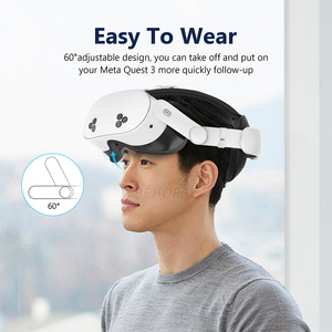 Upgraded Adjustable Head Strap for Meta Quest 3/3S Replacement Headband Elite Strap Headwear for <strong>Oculus</strong> Quest 3S VR <strong>Accessories</strong> - Product Image 6