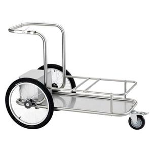 Carrello Spazzatrice Doppio in Acciaio Inox 640 Db - Product Image 1
