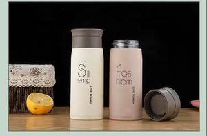 Taza de agua de vidrio para <span class=keywords><strong>publicidad</strong></span> con logotipo personalizado, vasos deportivos portátiles de plástico antiescaldado de doble capa - Product Image 6