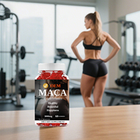 Gummies à la racine de Maca pour la confiance en soi et le bien-être féminin, complément alimentaire végétal pour soutenir les courbes, 60 unités