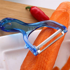 Éplucheur de cuisine transparent en acier inoxydable, éplucheur de pommes de terre multifonctionnel, éplucheur de fruits, éplucheur de pommes. - Product Image 1