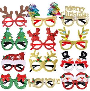Noël thème diadème renne elfe père noël bandeau fête de noël lunettes fournitures - Product Image 4
