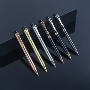Penne da regalo di vendita calda con ricariche a penna a sfera incisa manuale in metallo 2024 di lusso - Product Image 6