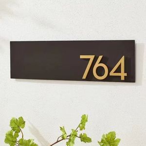 Placa de Puerta de Hotel con Número de Casa Personalizado y Letras Metálicas 3D de Acero Inoxidable con LED - Product Image 3